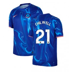 Chelsea Ben Chilwell #21 Hjemmebanetrøje 2024-25 Kort ærmer